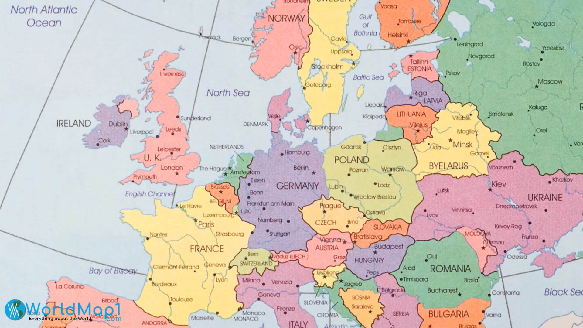 Estonia Map Europe